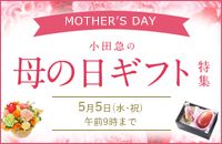 MOTHER'S DAY 小田急の母の日ギフト特集 5月5日（水・祝） 午前9時まで