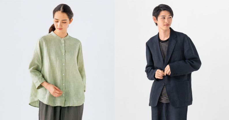 着るほどになじむ 麻の服